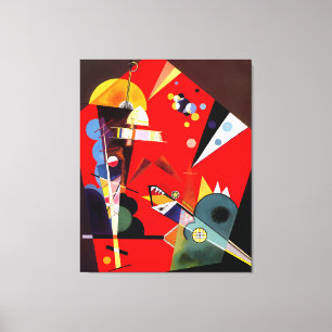 Impressão Em Tela KANDINSKY - TENSÃO EM RED - 1926 - Bauhaus -