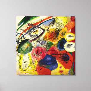 Impressão Em Tela Kandinsky - Traços Pretos