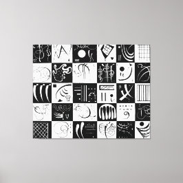 Impressão Em Tela KANDINSKY - TRINTA (Dreißig - Trente) - 1937 -