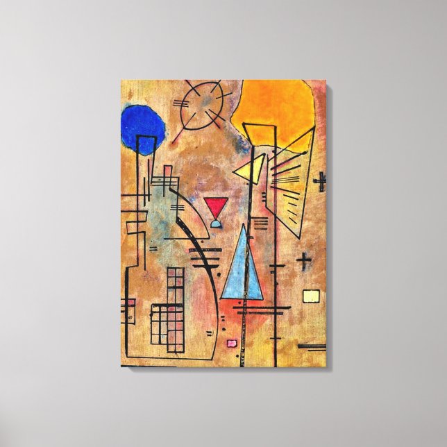 Impressão Em Tela Kandinsky - Um Dois (Frente)