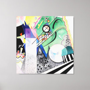 Impressão Em Tela KANDINSKY - VERDE ABERTO - 1923 - Bauhaus -