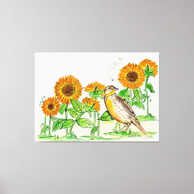 Impressão Em Tela Kansas (Frente)