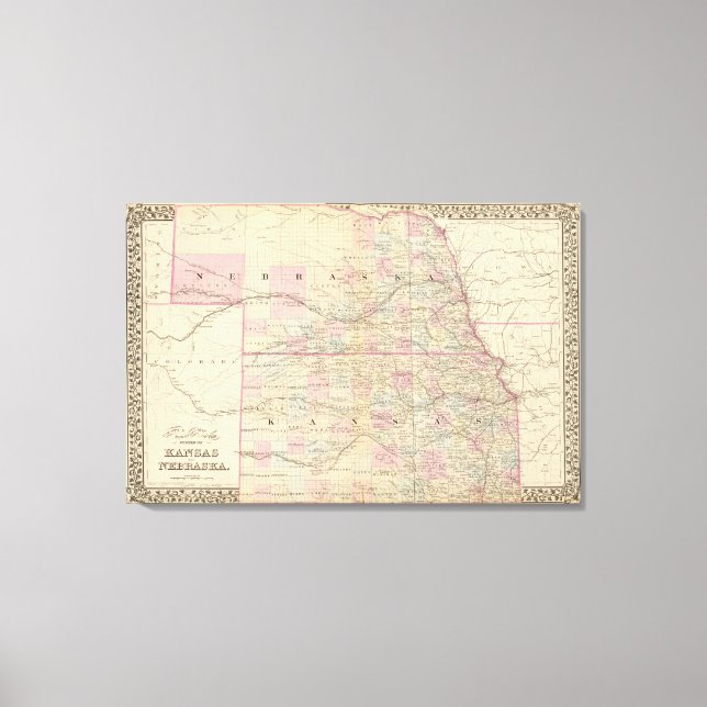 Impressão Em Tela Kansas, Nebraska (Frente)