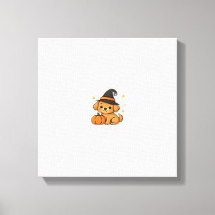 Impressão Em Tela Kawaii Temporada Assustadora Cachorro � Camiseta C