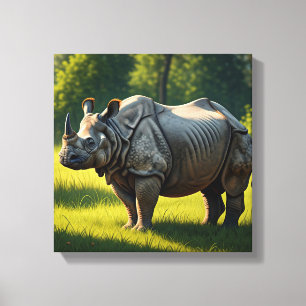 Impressão Em Tela Kaziranga National Park Assam India Viagem