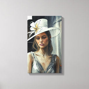 Impressão Em Tela Kentucky Derby Hat Painting