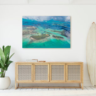 Impressão Em Tela Key West Florida Islands From Sky