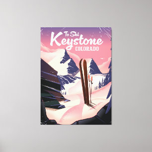Impressão Em Tela Keystone para esqui
