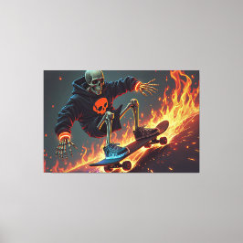 Impressão Em Tela Kickflip panorâmico