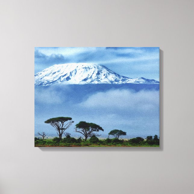 Impressão Em Tela Kilimanjaro Quênia (Frente)