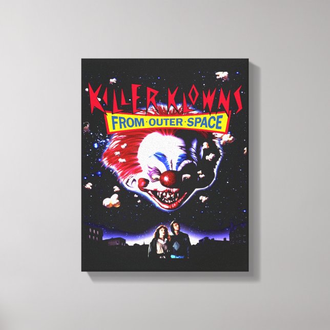 Impressão Em Tela Killer Klowns Clowns From Outer Space Movie Horror (Frente)