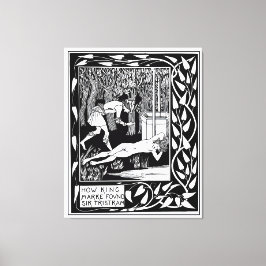 Impressão Em Tela King Mark & Sir Tristram