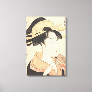 Impressão Em Tela Kitagawa Utamaro Azumaya no japanês arte