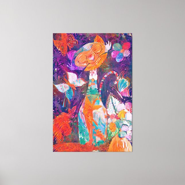 Impressão Em Tela KittyQ (Frente)