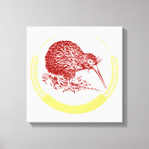 Impressão Em Tela Kiwi Bird