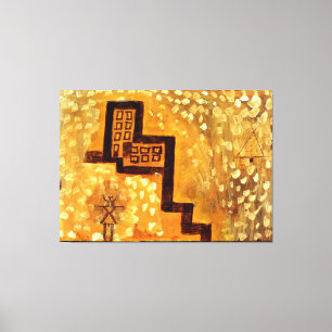 Impressão Em Tela Klee - A Casa no Alto