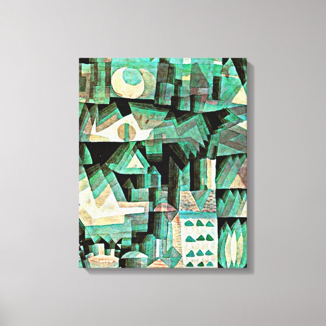 Impressão Em Tela Klee - Cidade dos Sonhos (Frente)