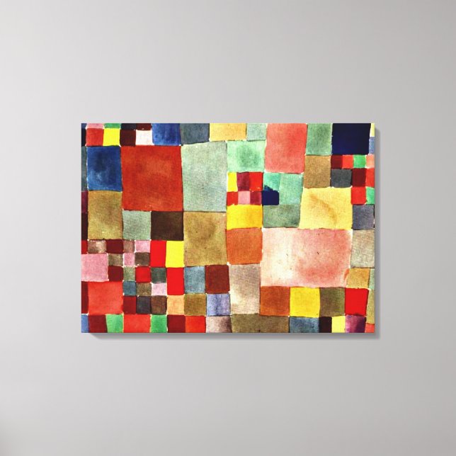 Impressão Em Tela Klee - Flora na Areia (Frente)