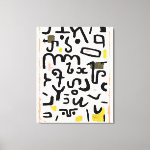 Impressão Em Tela Klee - Gesetz, abstrato art