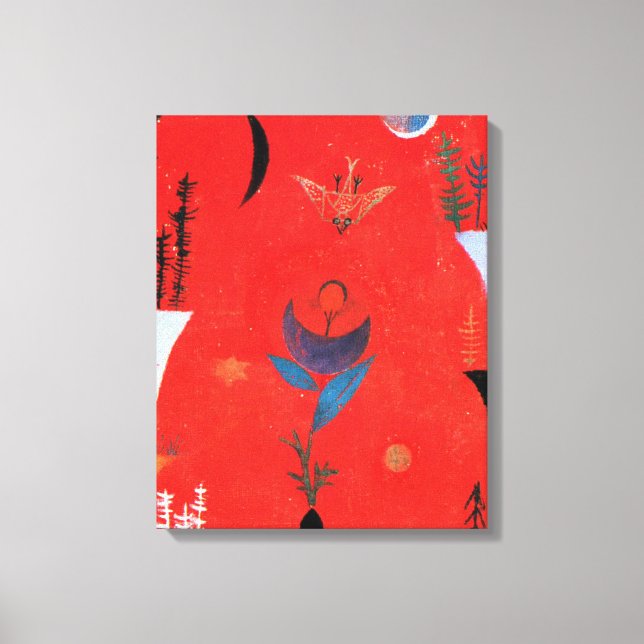 Impressão Em Tela Klee - Mito da Flor (Frente)