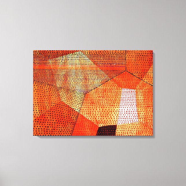 Impressão Em Tela Klee - Modelo 106, Polifonia em Cor (Frente)