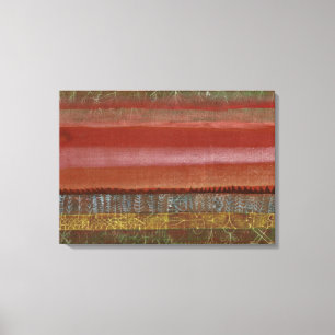 Impressão Em Tela Klee - Paisagem plana, abstrato