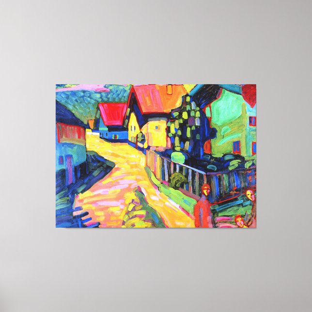 Impressão Em Tela Klee - Rua Murnau com Mulheres (Frente)