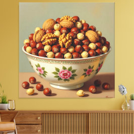 Impressão Em Tela Kleine Kraftpakete – Die Welt der Nüsse