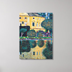Impressão Em Tela Klimt - Schloss Kammer sobre o Attersee IV