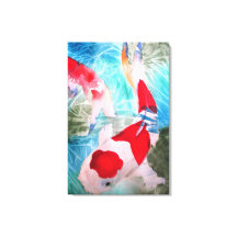 Kohaku Koi II Arte original de peixe japonês