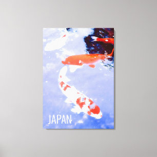 Impressão Em Tela Kohaku koi poster de viagens de peixe japonês Japã