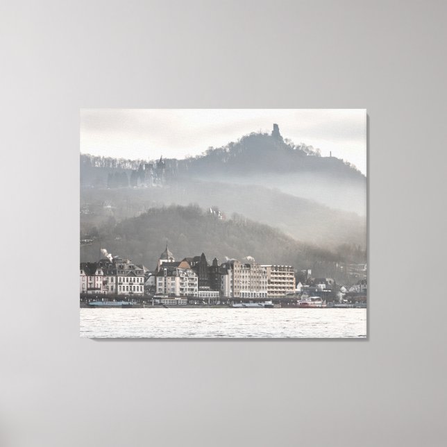 Impressão Em Tela Königswinter am Rhein (Frente)