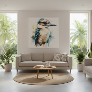 Impressão Em Tela Kookaburra em um Ramificação