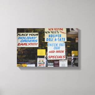 Impressão Em Tela Kosher Deli Meats Knish Nova Iorque Fotografia