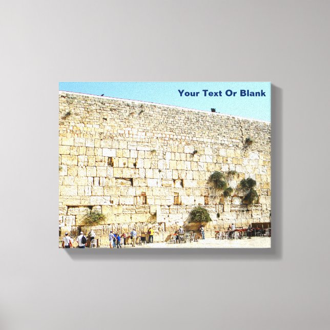 Impressão Em Tela Kotel - Muro Ocidental (Frente)