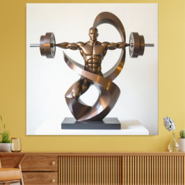 Impressão Em Tela „Kraft des Willens“