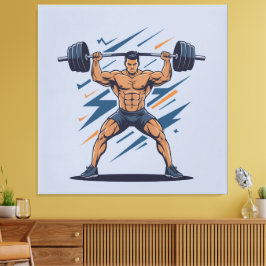 Impressão Em Tela „Kraft des Willens“