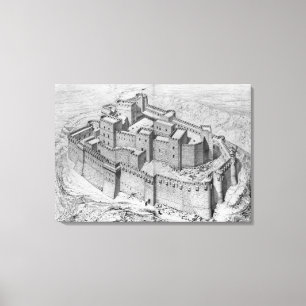 Impressão Em Tela Krak des Chevaliers, reconstrução
