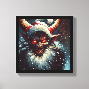 Impressão Em Tela Krampus do Natal 1