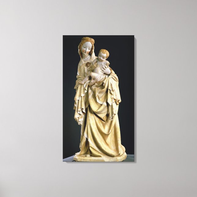 Impressão Em Tela Krumauer Madonna, c.1400 (Frente)