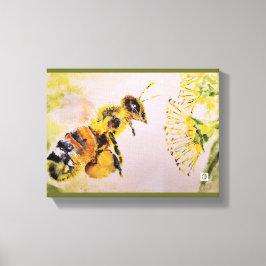 Impressão Em Tela la abeja y la flor