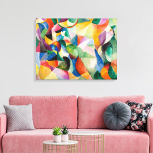 Impressão Em Tela La Bal Bullier Sonia Delaunay