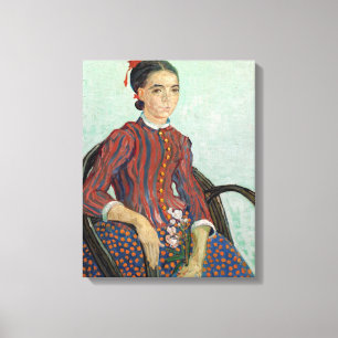 Impressão Em Tela La Mousme de Vincent van Gogh  , 1888