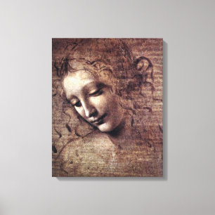 Impressão Em Tela La Scapigliata - da Vinci - c1508