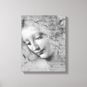 Impressão Em Tela La Scapigliata por Leonardo da Vinci