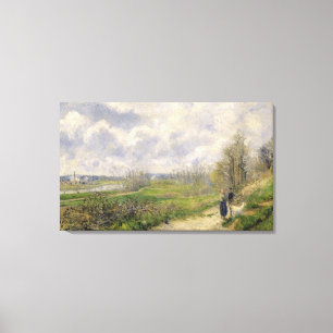 Impressão Em Tela La Sente du Chou, perto de Pontoise, 1878