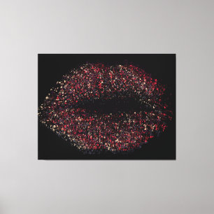 Impressão Em Tela Lábios modernos #17 da arte abstracta