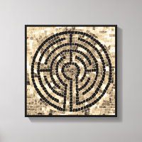 LABIRINTO V Tela Enrolada 12x12 (1,5" de Profundid