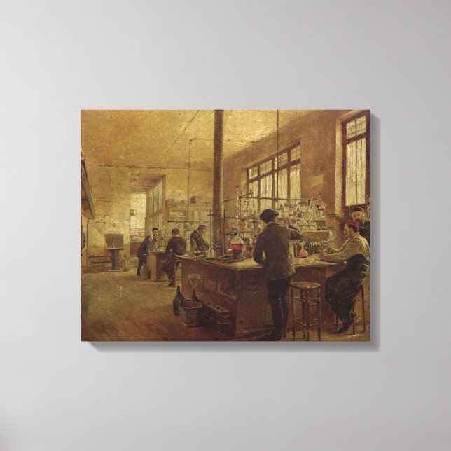 Impressão Em Tela Laboratório, 1887 (Frente)