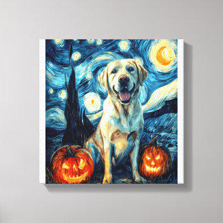 Impressão Em Tela Labrador Amarelo (1)